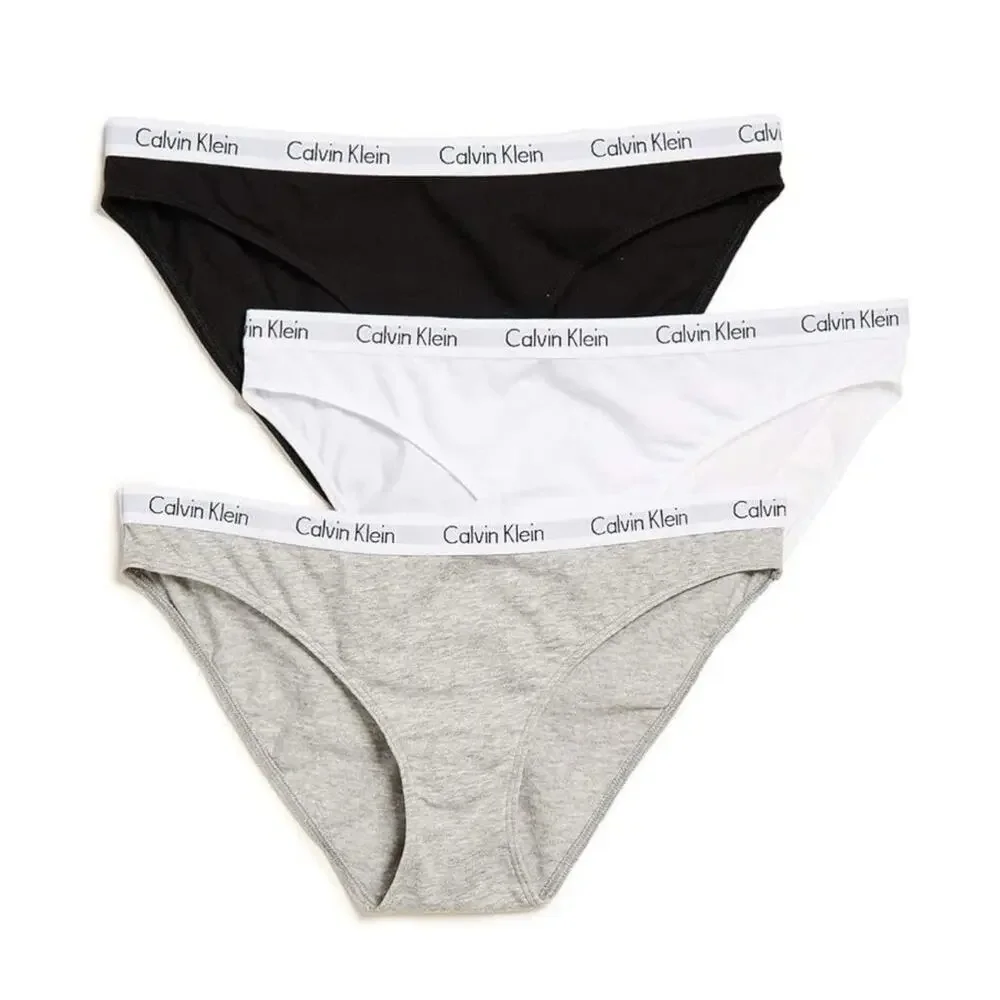 Calvin Klein Women's Cotton Stretch Bikini Panties 3 Pack Small Open Box